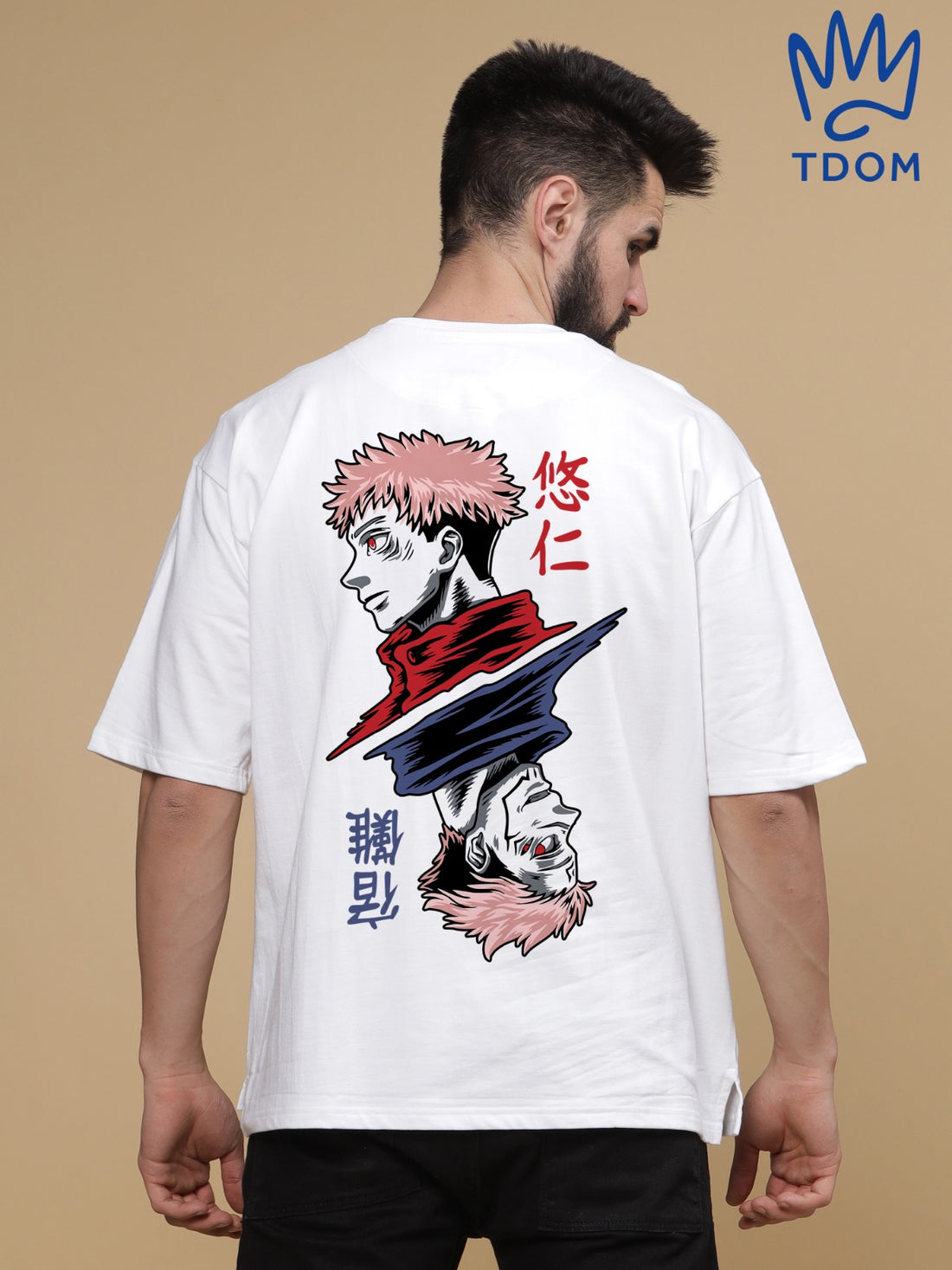 Yuji & Sakuna Round Neck Oversized T-Shirt