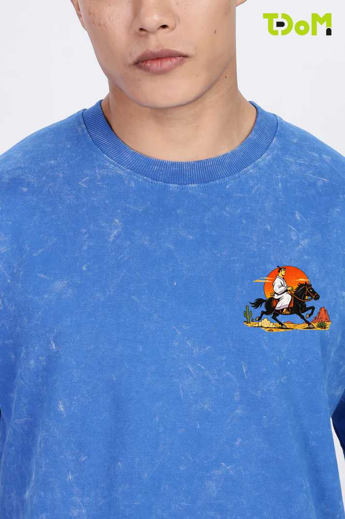 Wanderlust Acid Wash Tee