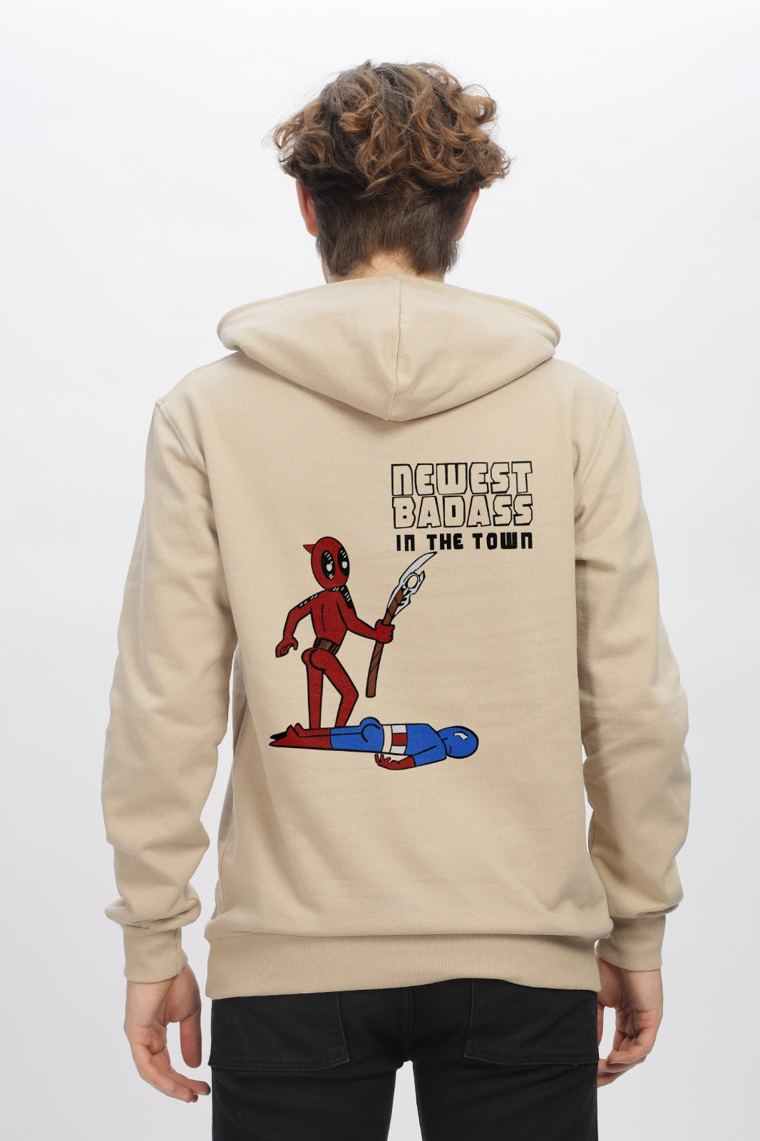 Deadpool Round Neck Oversized T-Shirt