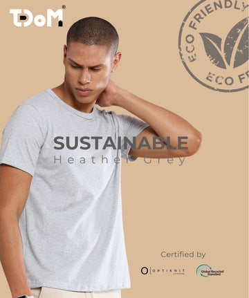 TDOM Men’s Heather Grey Crewneck T-Shirt