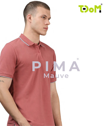 TDOM Men’s MAUVE Premium Polo T-Shirt