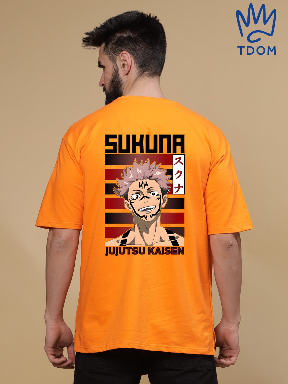 Gojo Sakuna Round Neck Oversized T-Shirt