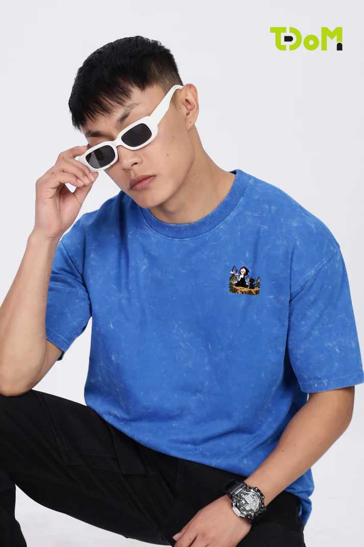 Lazy Judgment Acid Wash Tee