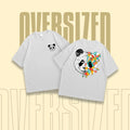 Panda Round Neck Oversized T-Shirt