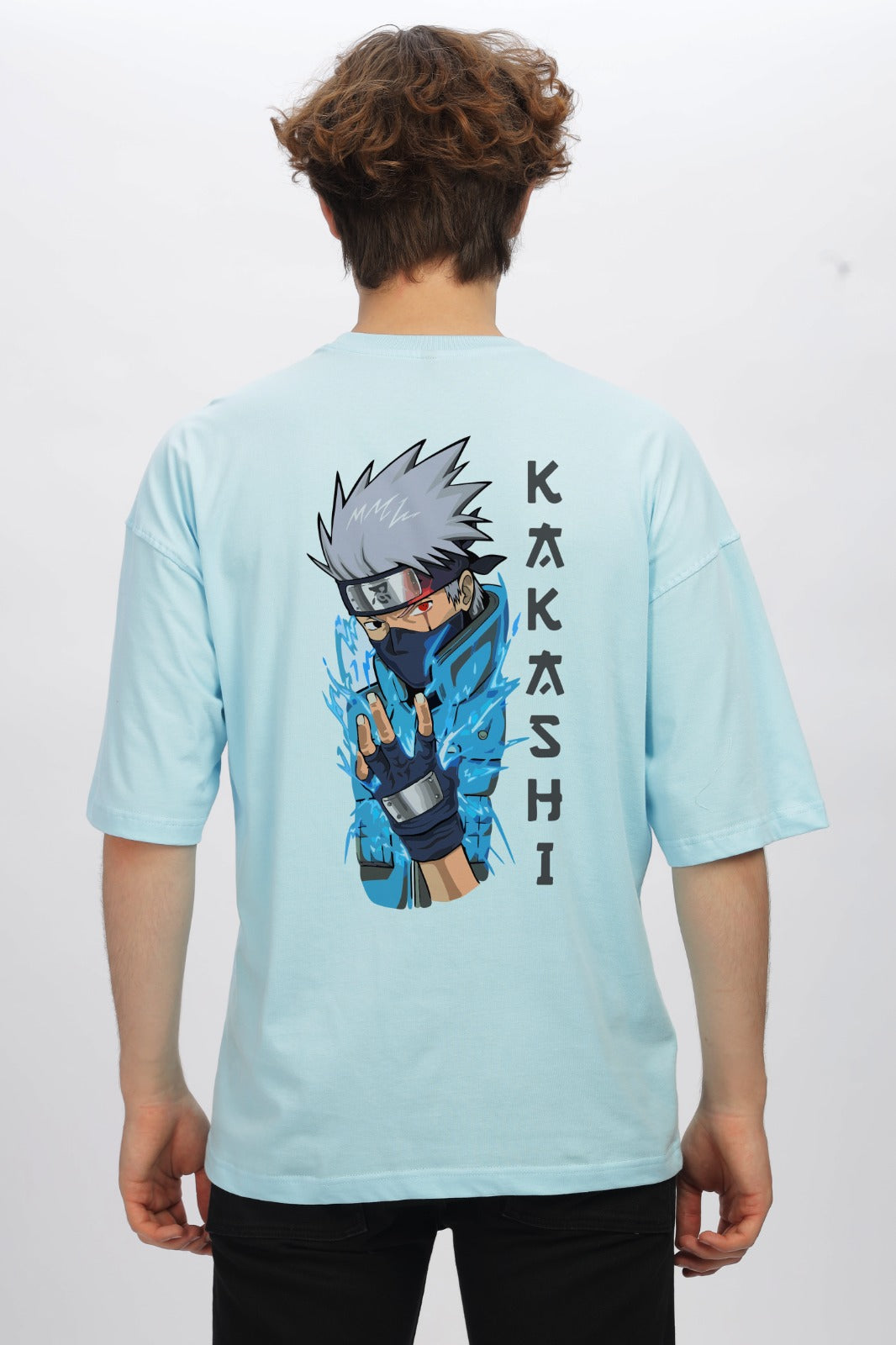 Kakashi Round Neck Oversized T-Shirt