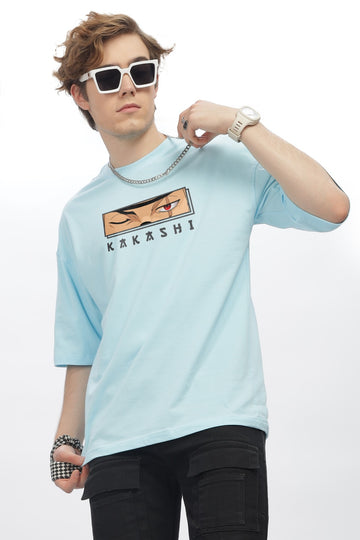 Kakashi Round Neck Oversized T-Shirt