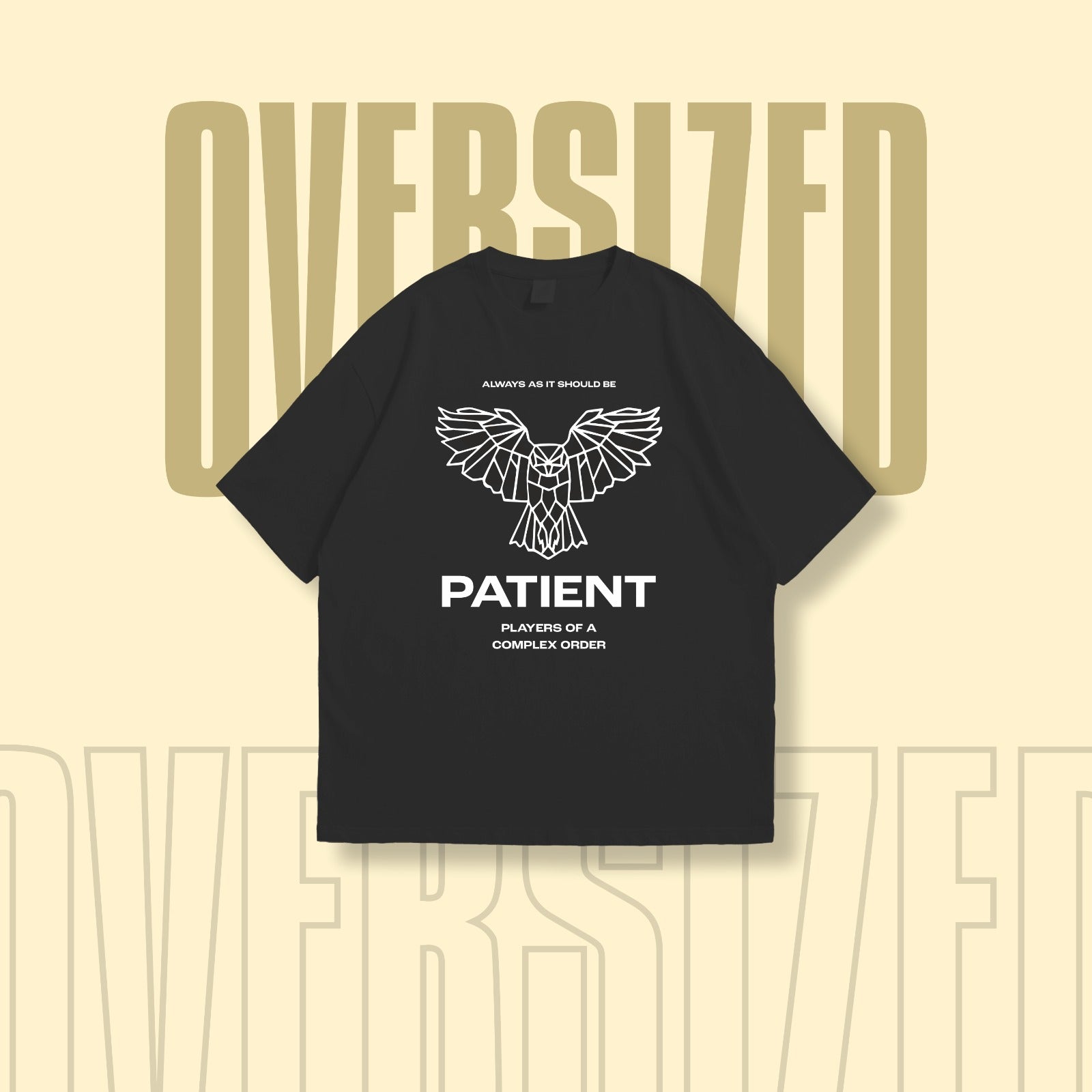 Patient Round Neck Oversized T-Shirt