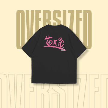 Toxic Round Neck Oversized T-Shirt