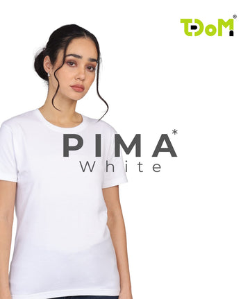 TDOM Women’s White Crew Neck T-Shirt