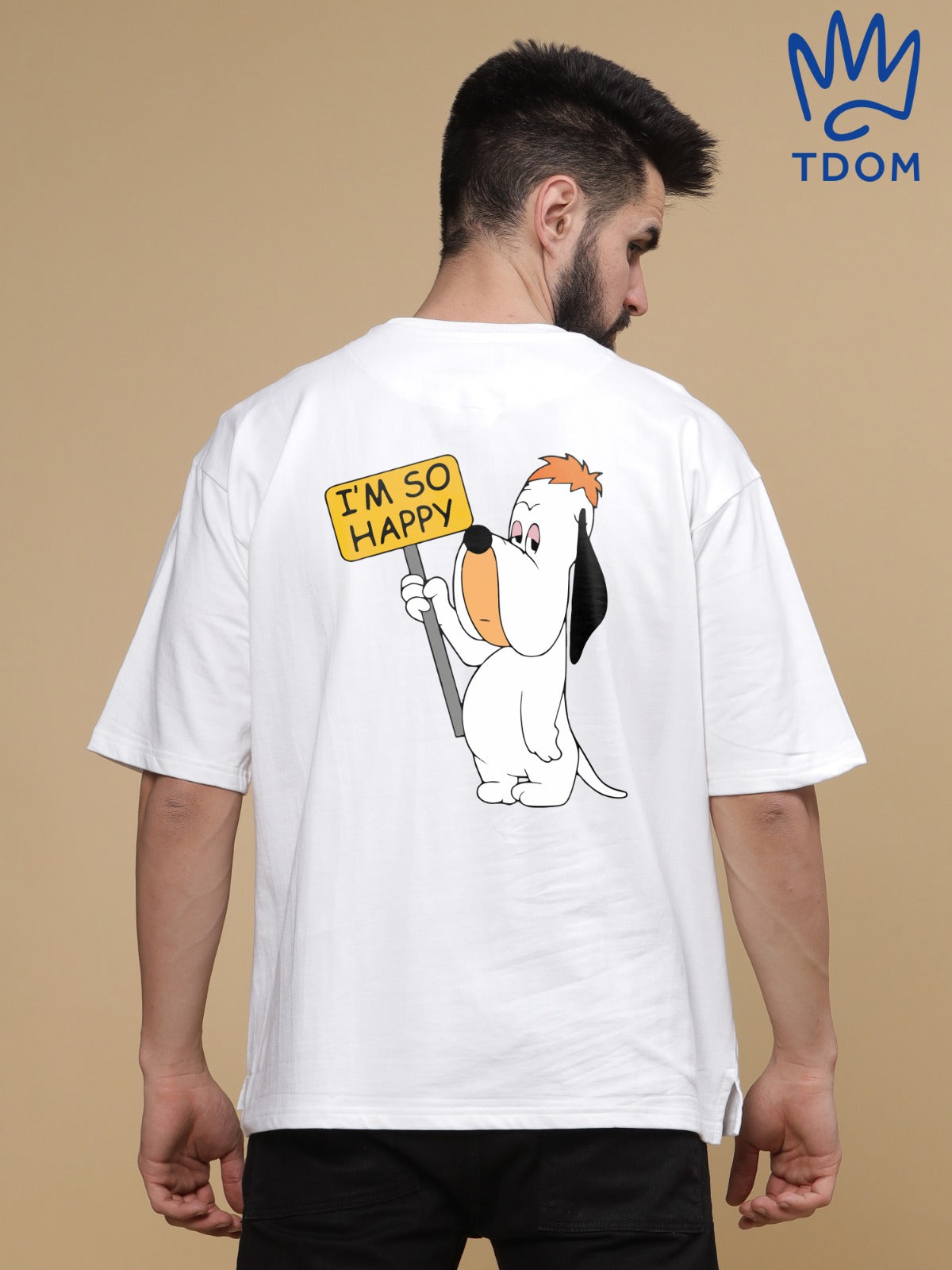 Droopy Round Neck Oversized T-Shirt
