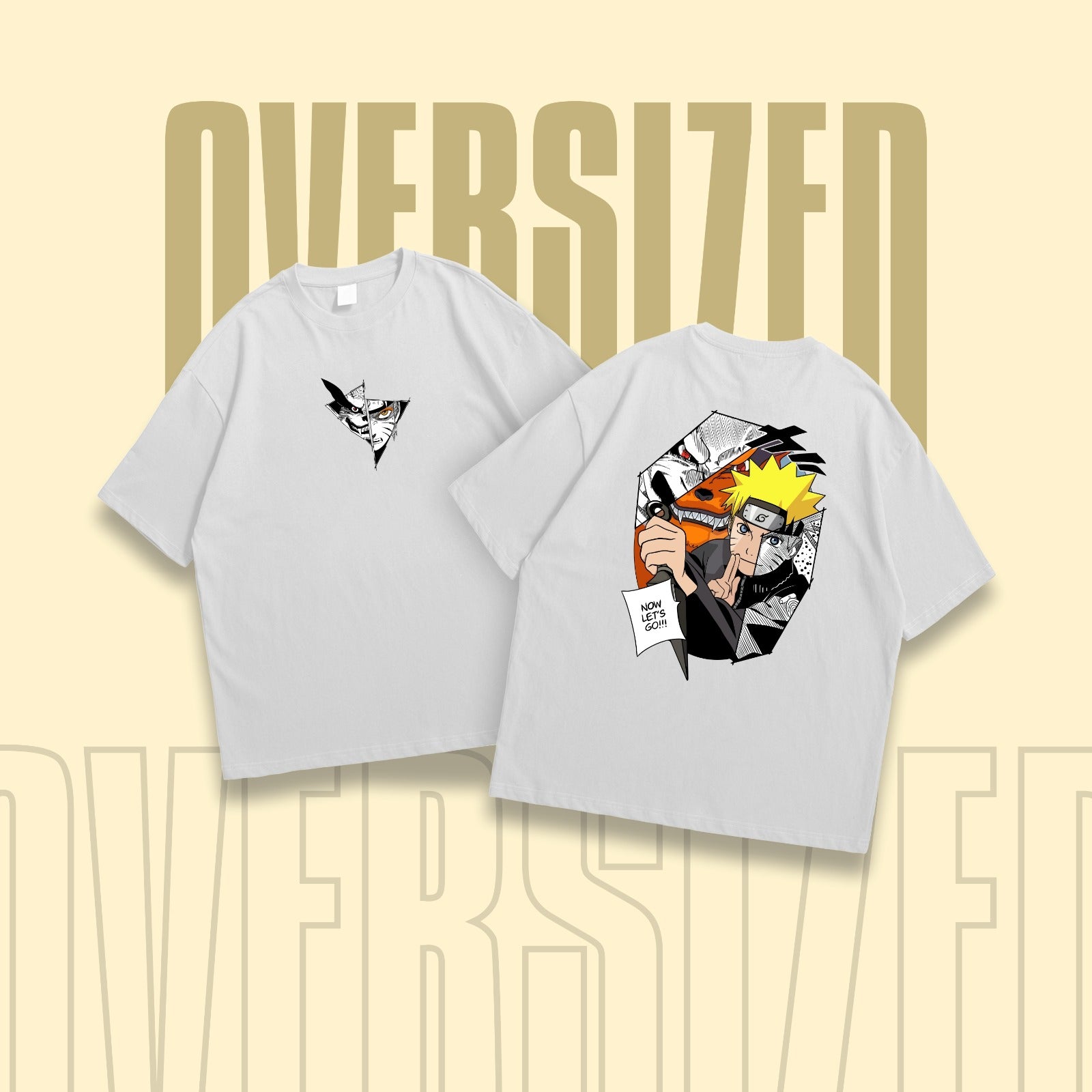 Naruto Round Neck Oversized T-Shirt
