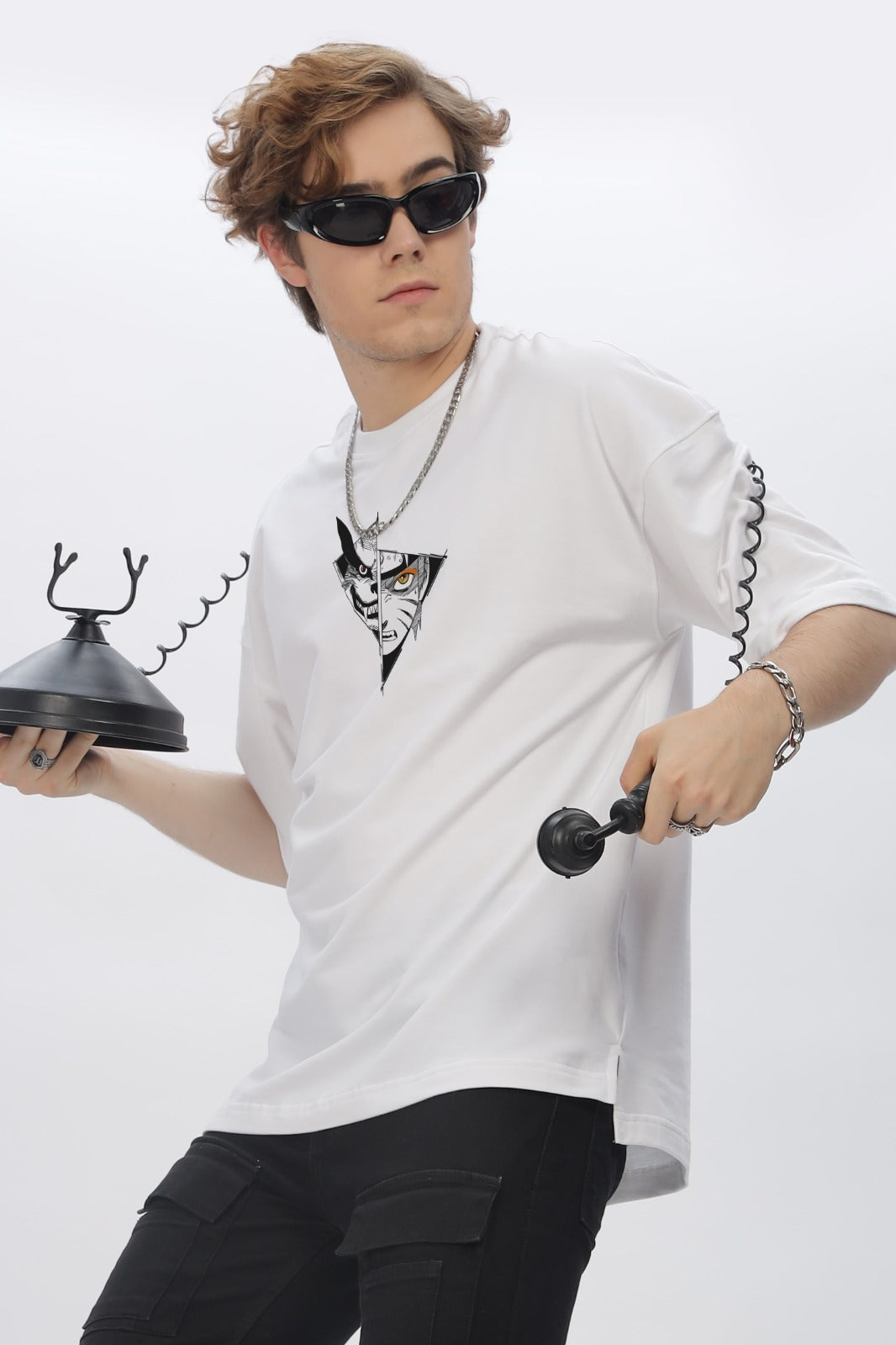 Naruto Round Neck Oversized T-Shirt