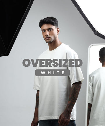 TDOM Men’s WHITE Oversized T-Shirt