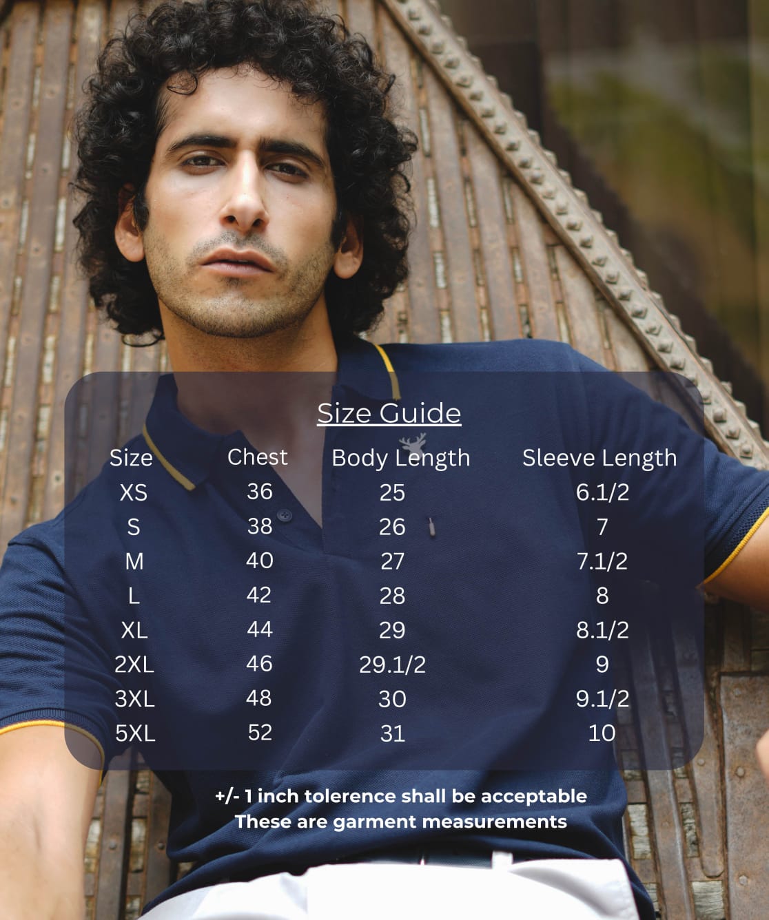 TDOM Men’s MIDNIGHT NAVY Premium Polo T-Shirt