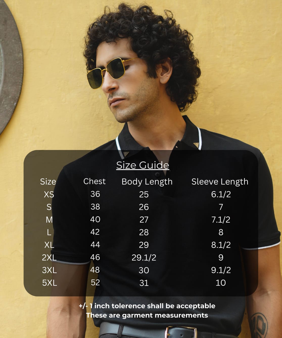 TDOM Men’s CLASSIC BLACK Premium Polo T-Shirt