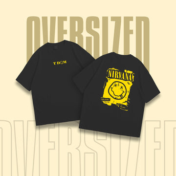 Nirvana Round Neck Oversized T-Shirt