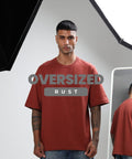 TDOM Men’s RUST Oversized T-Shirt