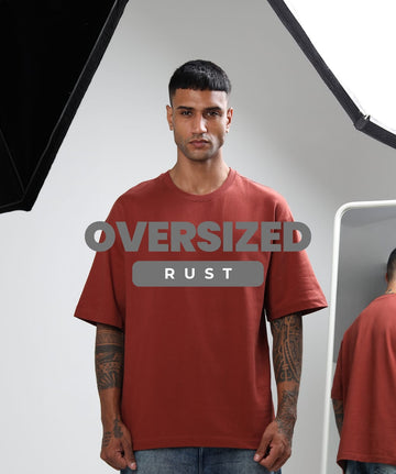 TDOM Men’s RUST Oversized T-Shirt