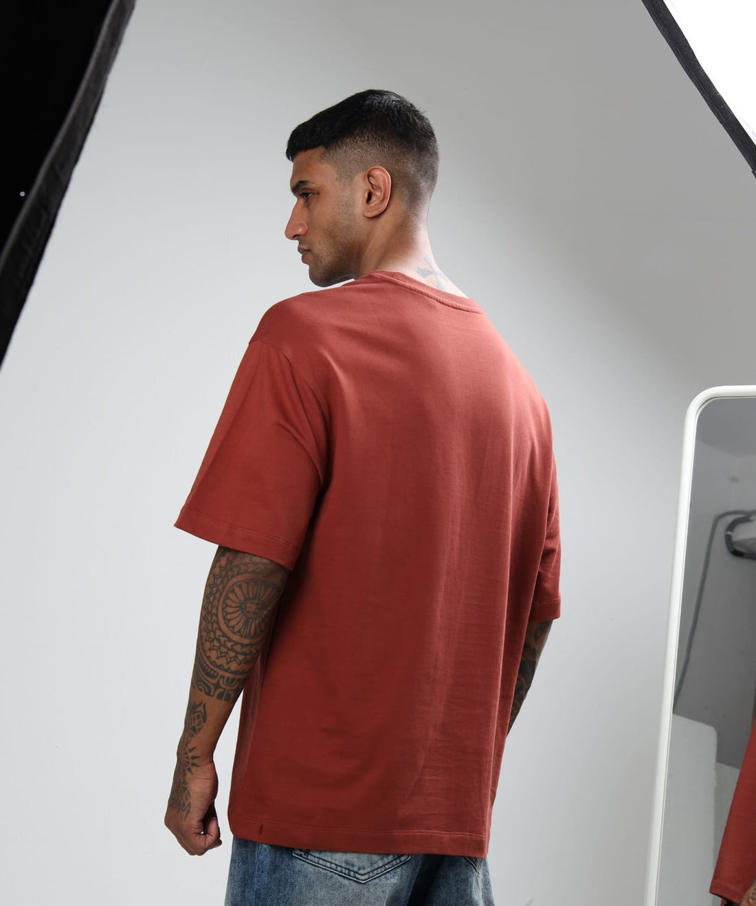 TDOM Men’s RUST Oversized T-Shirt