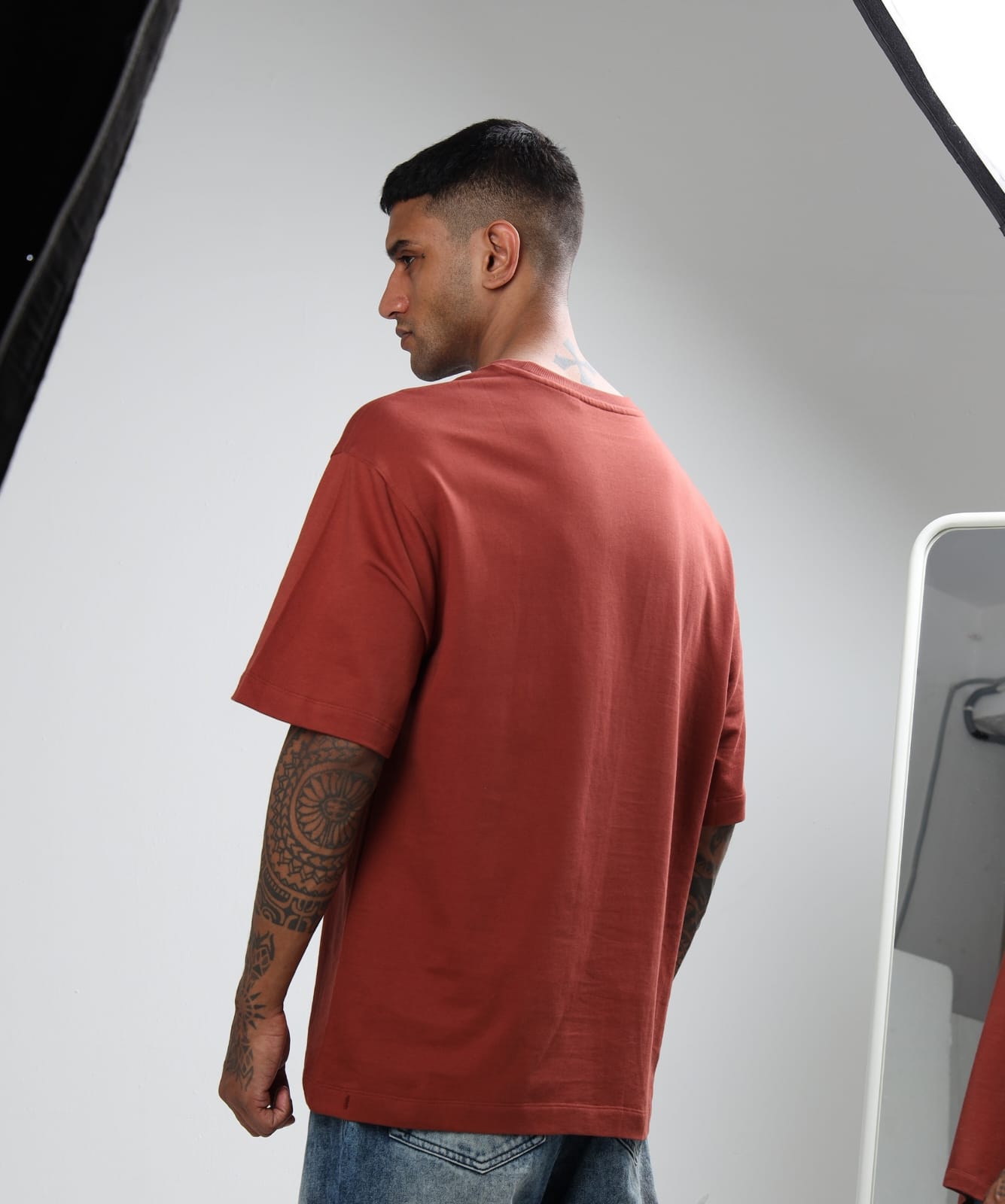 TDOM Men’s RUST Oversized T-Shirt
