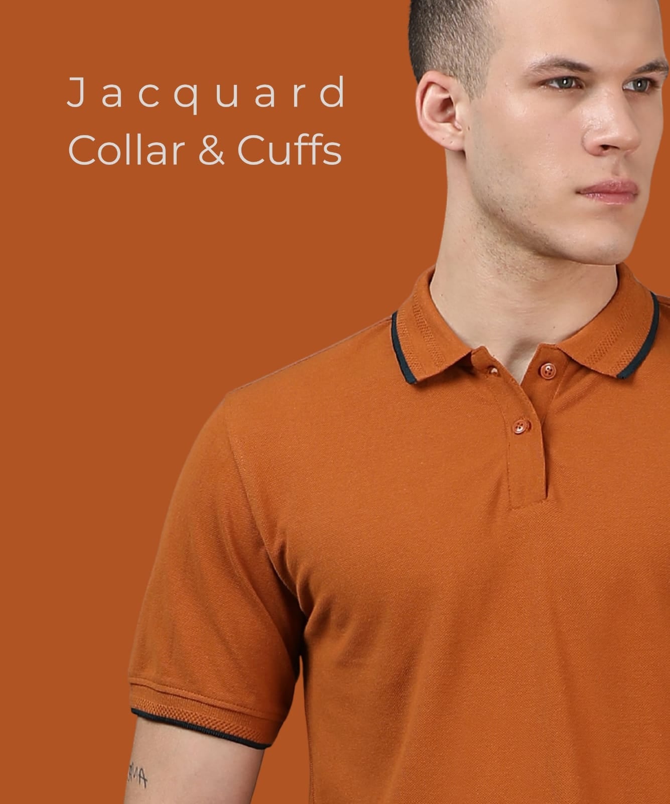 TDOM Men’s UMBER Premium Polo T-Shirt