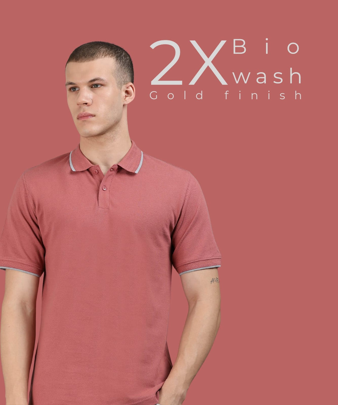 TDOM Men’s MAUVE Premium Polo T-Shirt
