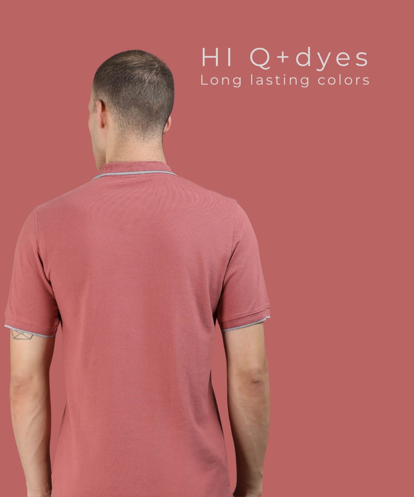 TDOM Men’s MAUVE Premium Polo T-Shirt