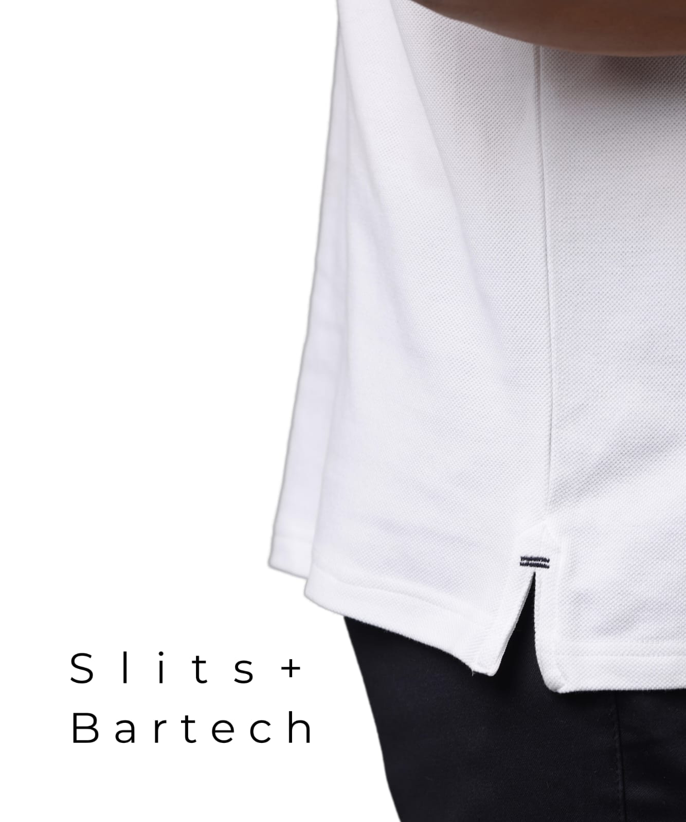 TDOM Men’s WHITE Premium Polo T-Shirt