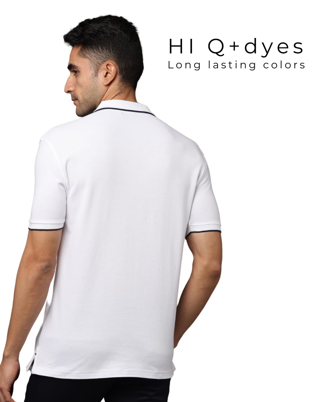TDOM Men’s WHITE Premium Polo T-Shirt