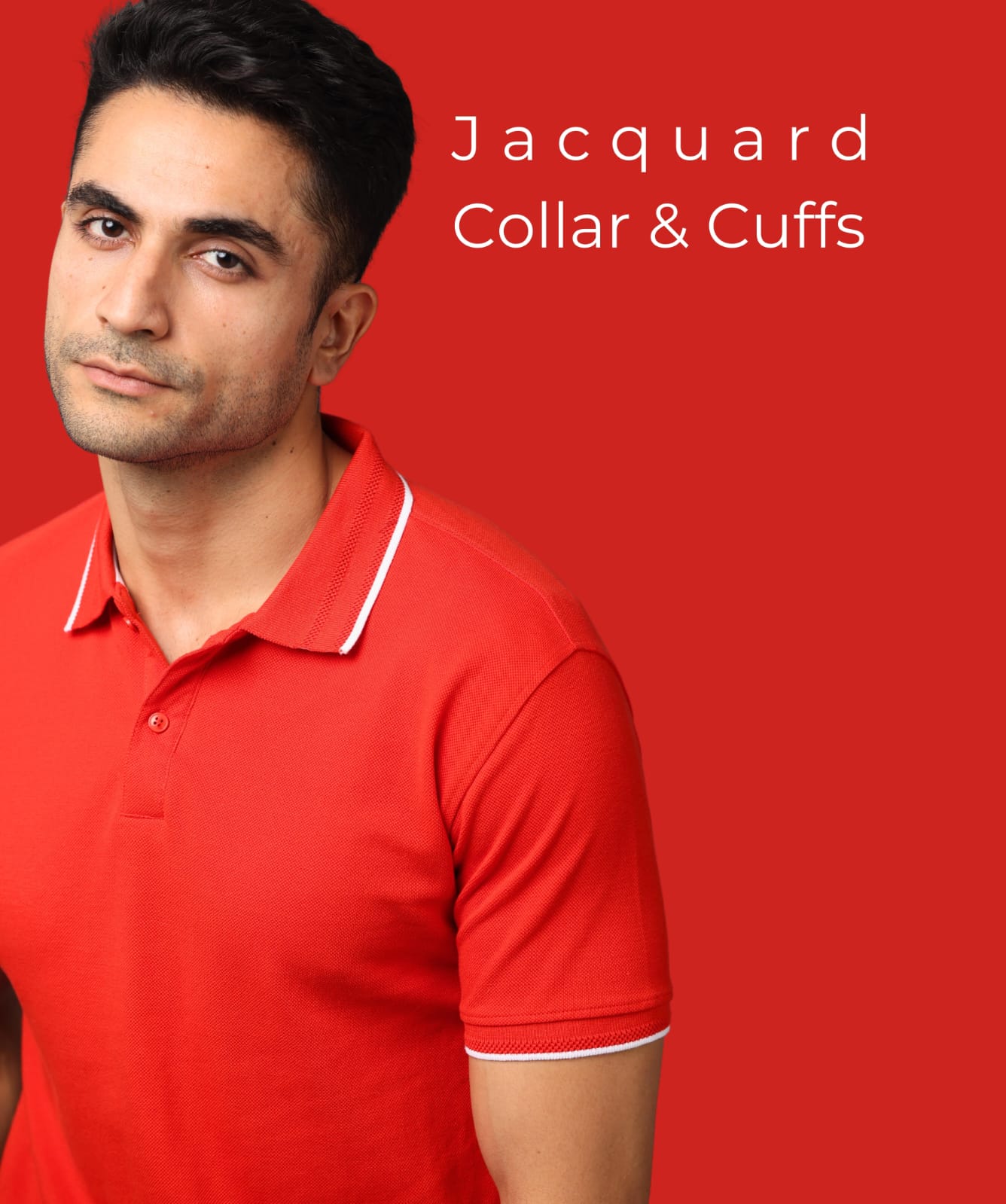 TDOM Men’s RED Premium Polo T-Shirt