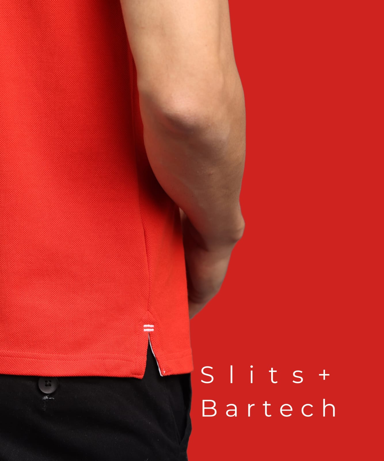 TDOM Men’s RED Premium Polo T-Shirt
