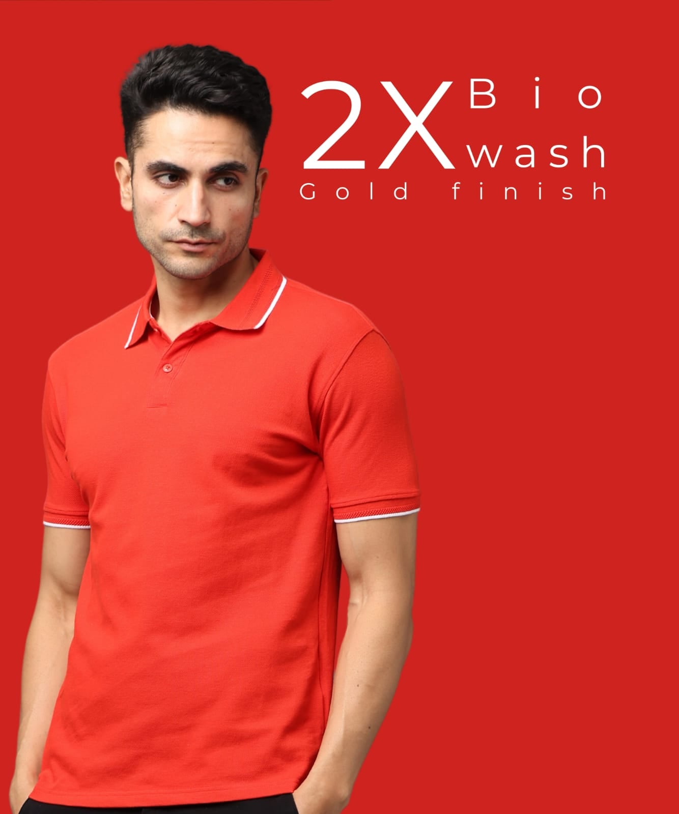 TDOM Men’s RED Premium Polo T-Shirt
