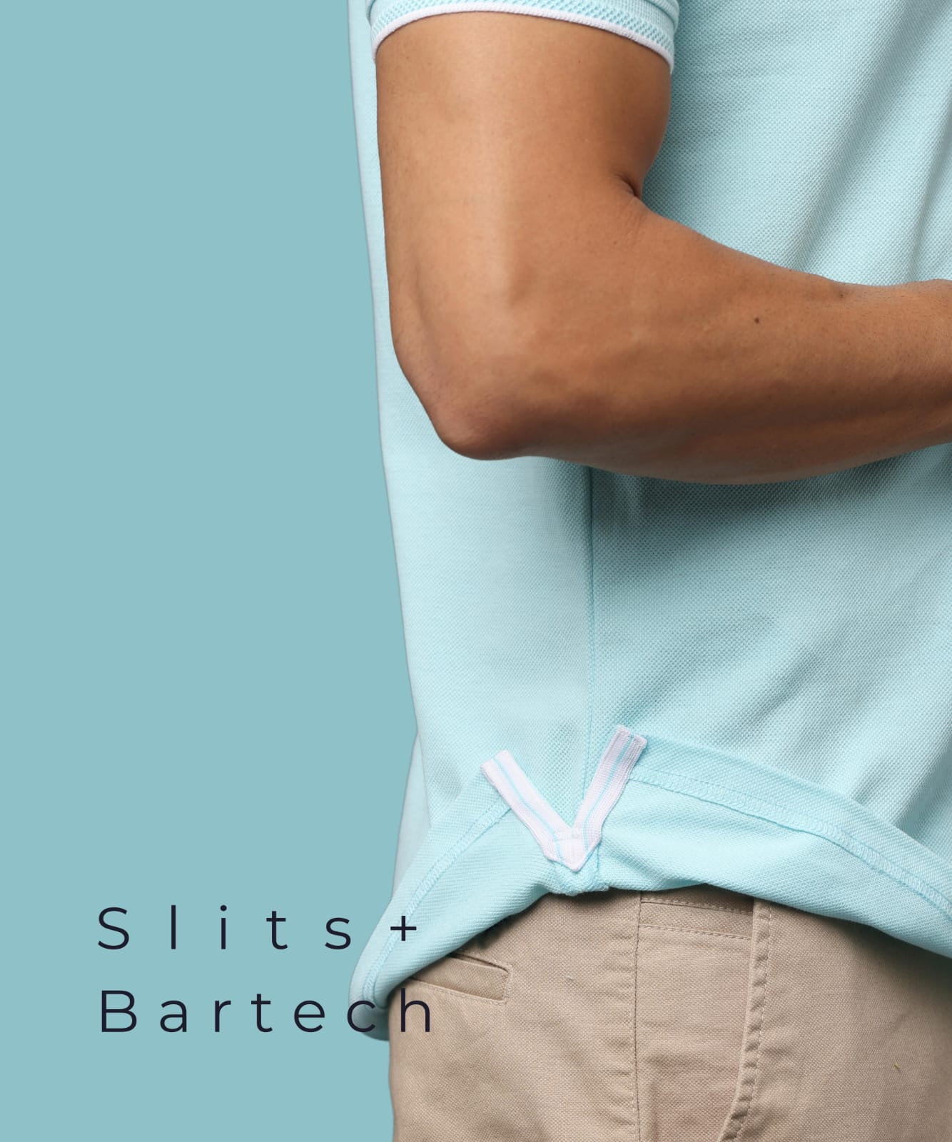 TDOM Men’s MINT BLUE Premium Polo T-Shirt