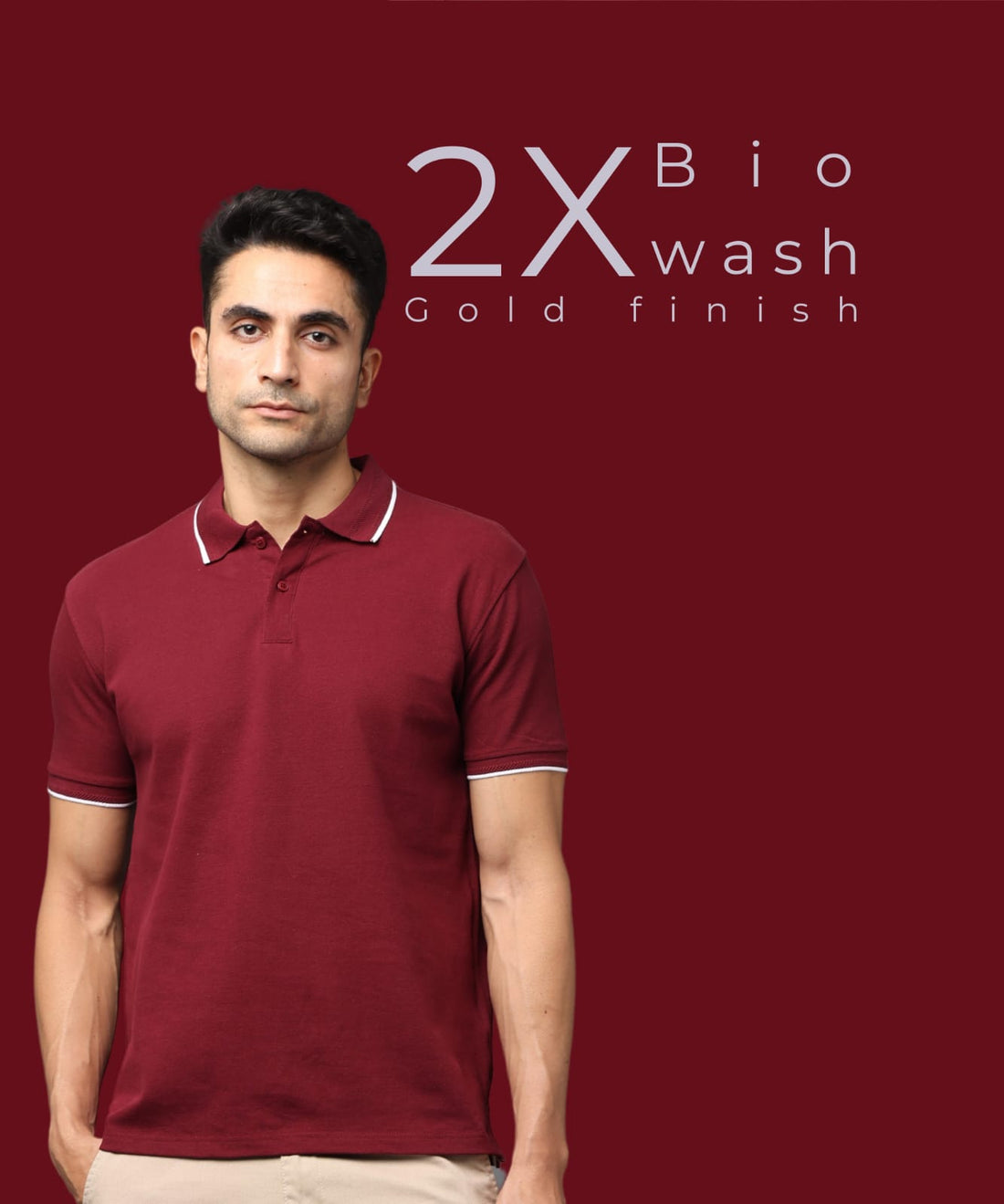 TDOM Men’s FRENCH WINE Premium Polo T-Shirt
