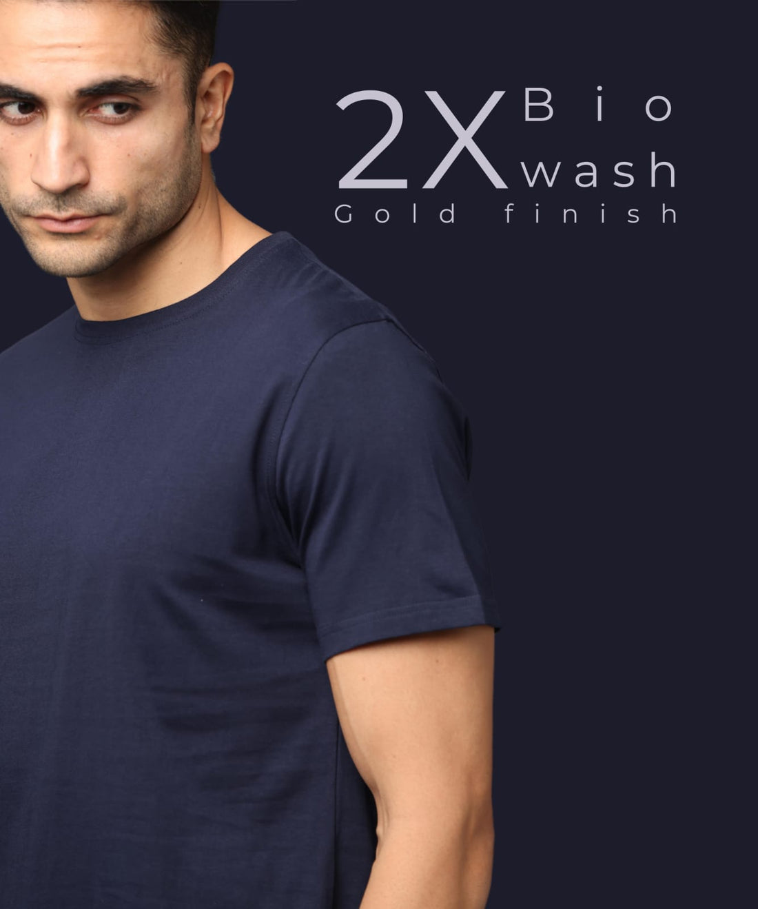 TDOM Premium PIMA Midnight Navy  Crew Neck T-Shirt
