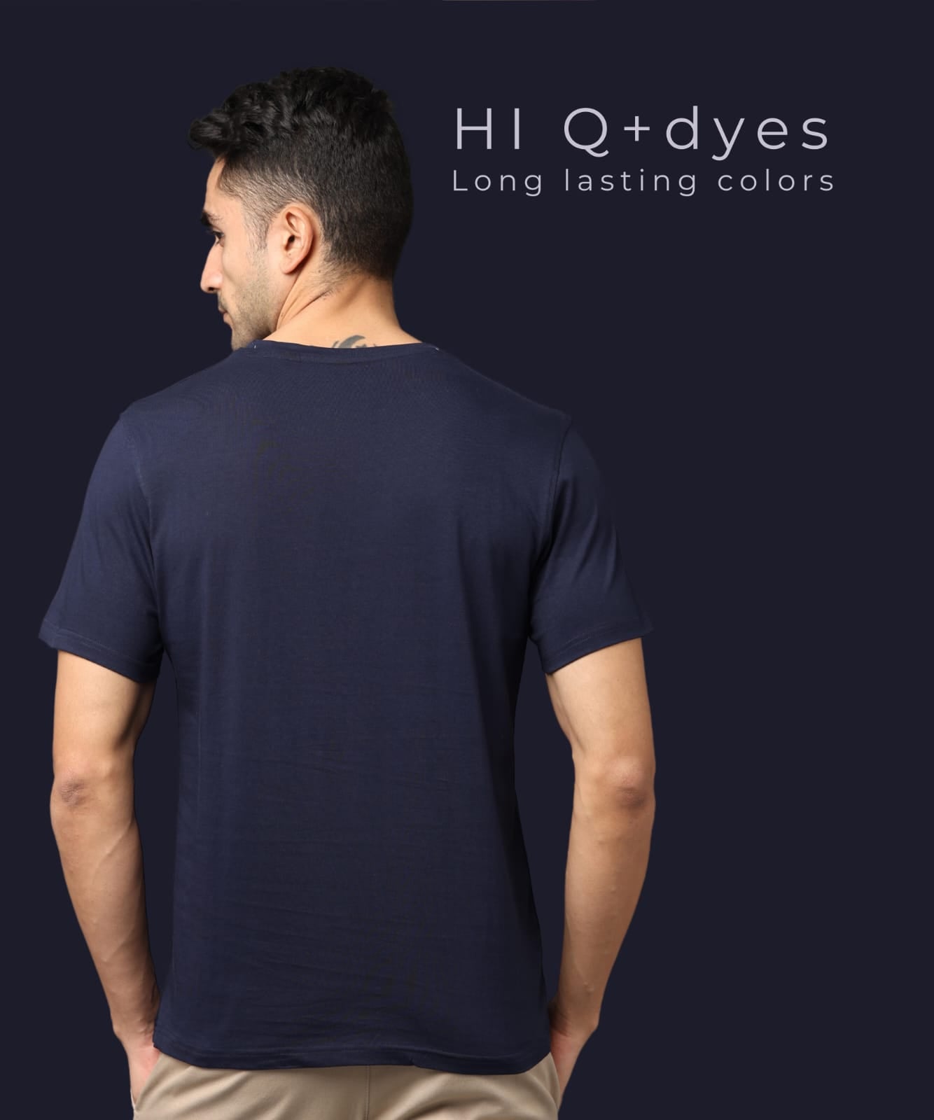 TDOM Premium PIMA Midnight Navy  Crew Neck T-Shirt