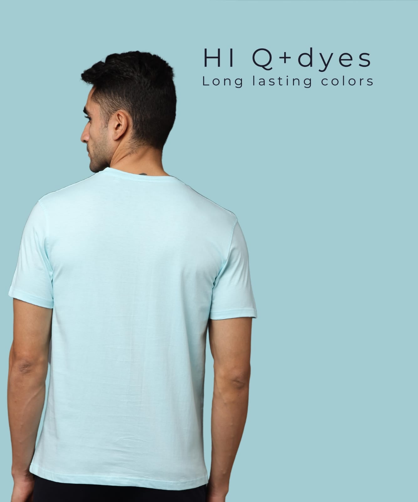 TDOM Premium PIMA Mint Blue  Crew Neck T-Shirt