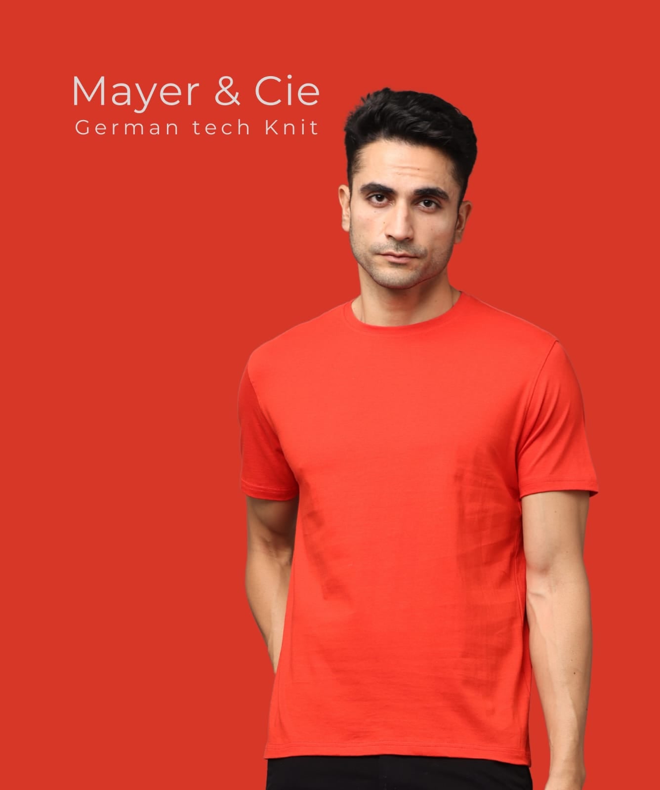 TDOM Premium PIMA Red  Crew Neck T-Shirt