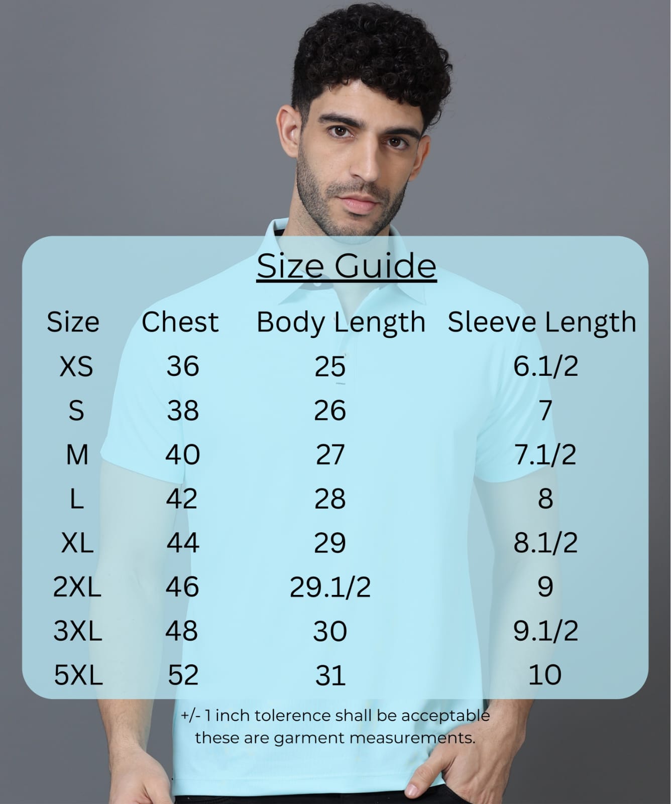 TDOM Men’s Sky Mint Mars200 Polo T-Shirt