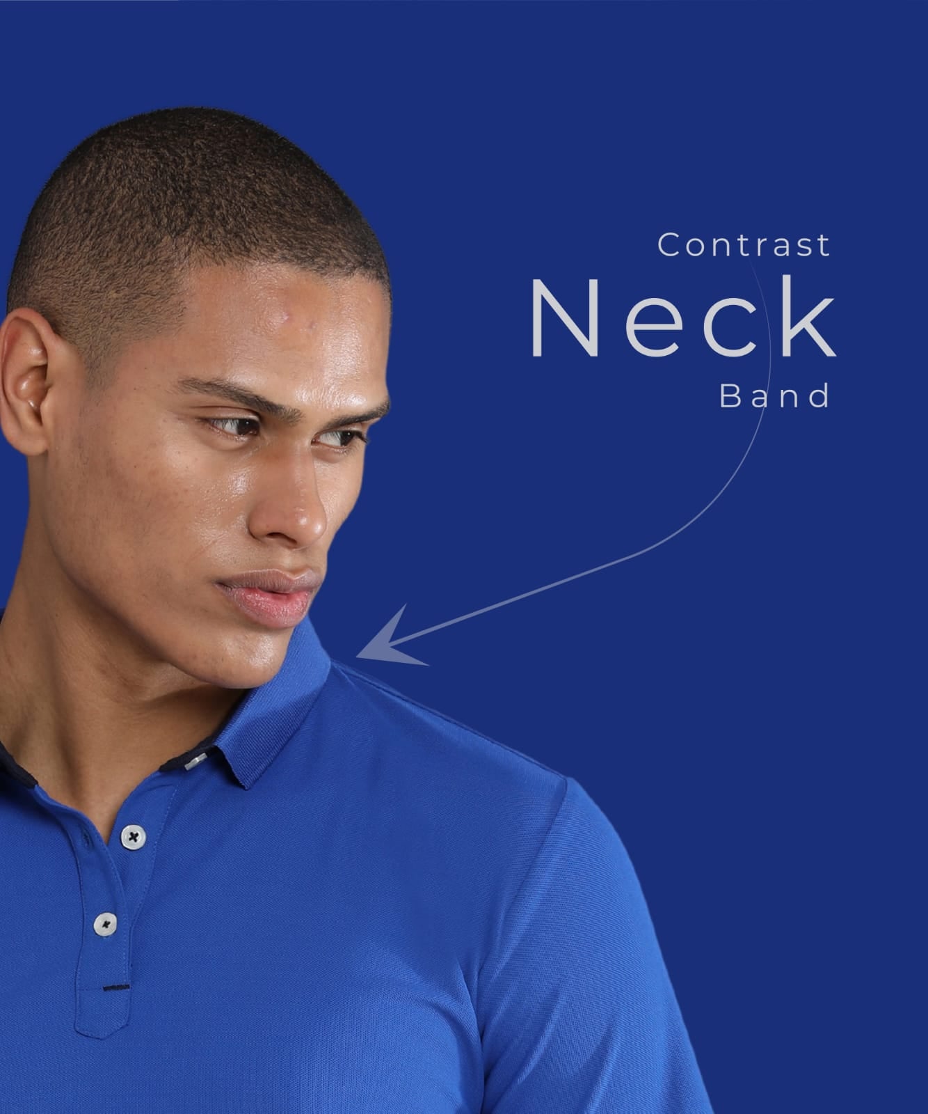 TDOM Men’s Imperial Blue Mars200 Polo T-Shirt