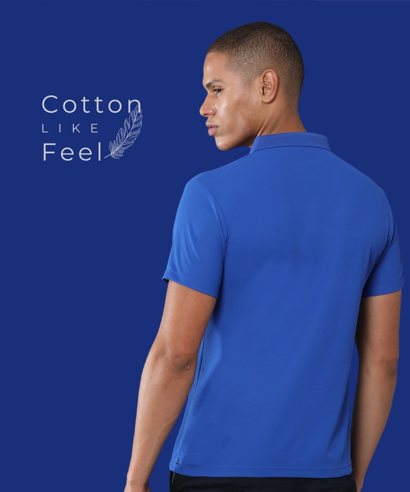 TDOM Men’s Imperial Blue Mars200 Polo T-Shirt