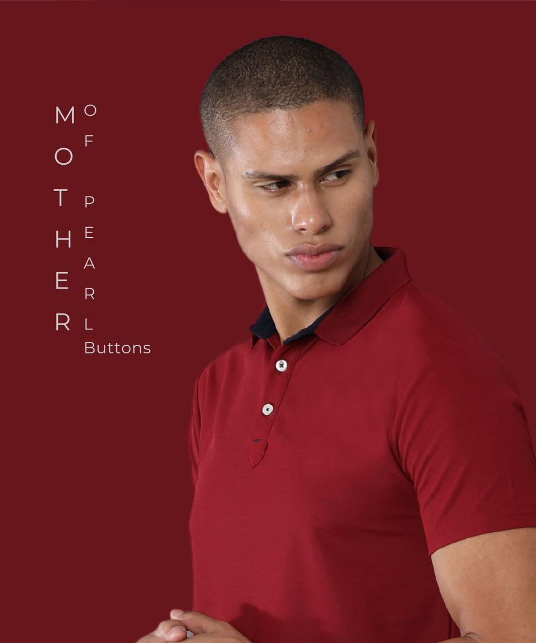 TDOM Men’s French Wine Mars200 Polo T-Shirt