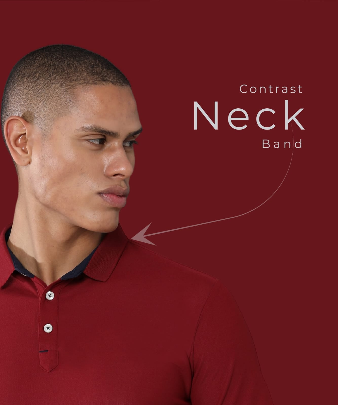 TDOM Men’s French Wine Mars200 Polo T-Shirt