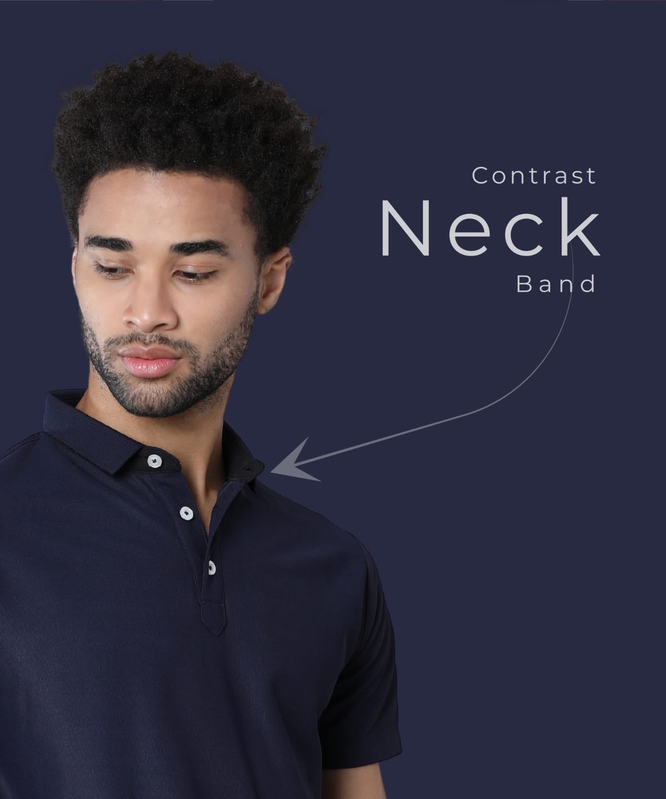 TDOM Men’s Midnight Navy Mars200 Polo T-Shirt