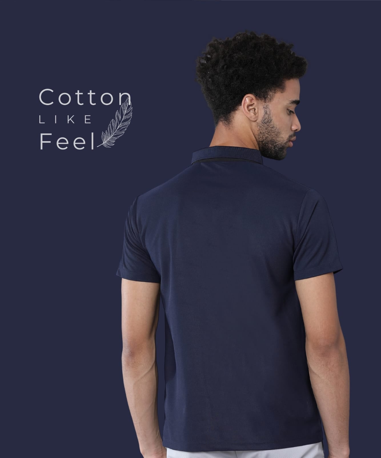 TDOM Men’s Midnight Navy Mars200 Polo T-Shirt