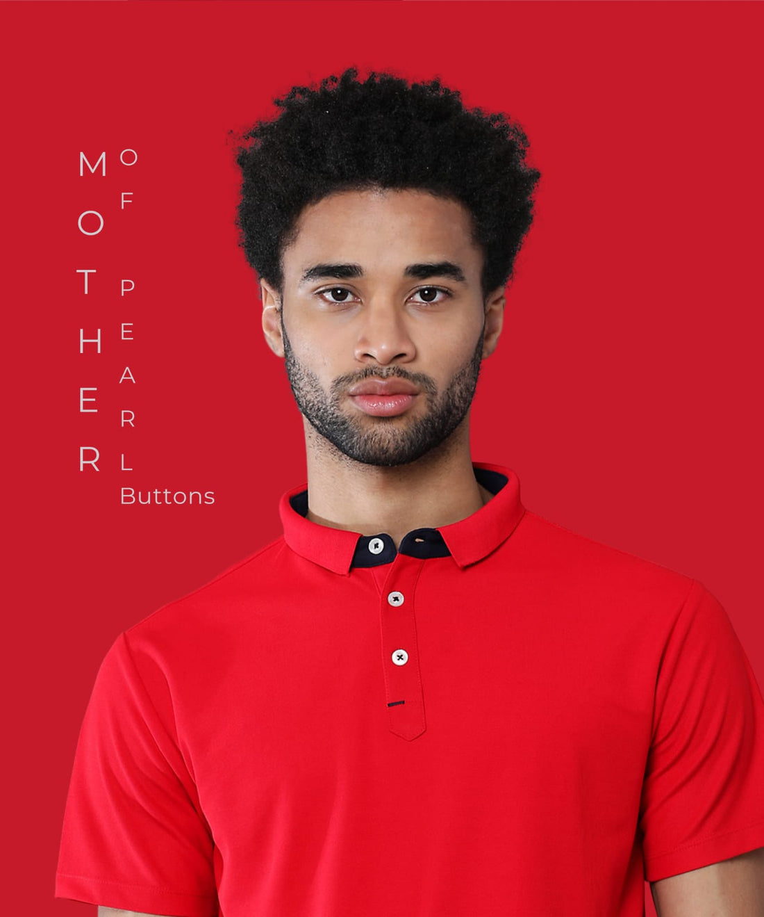 TDOM Men’s Spark Red Mars200 Polo T-Shirt