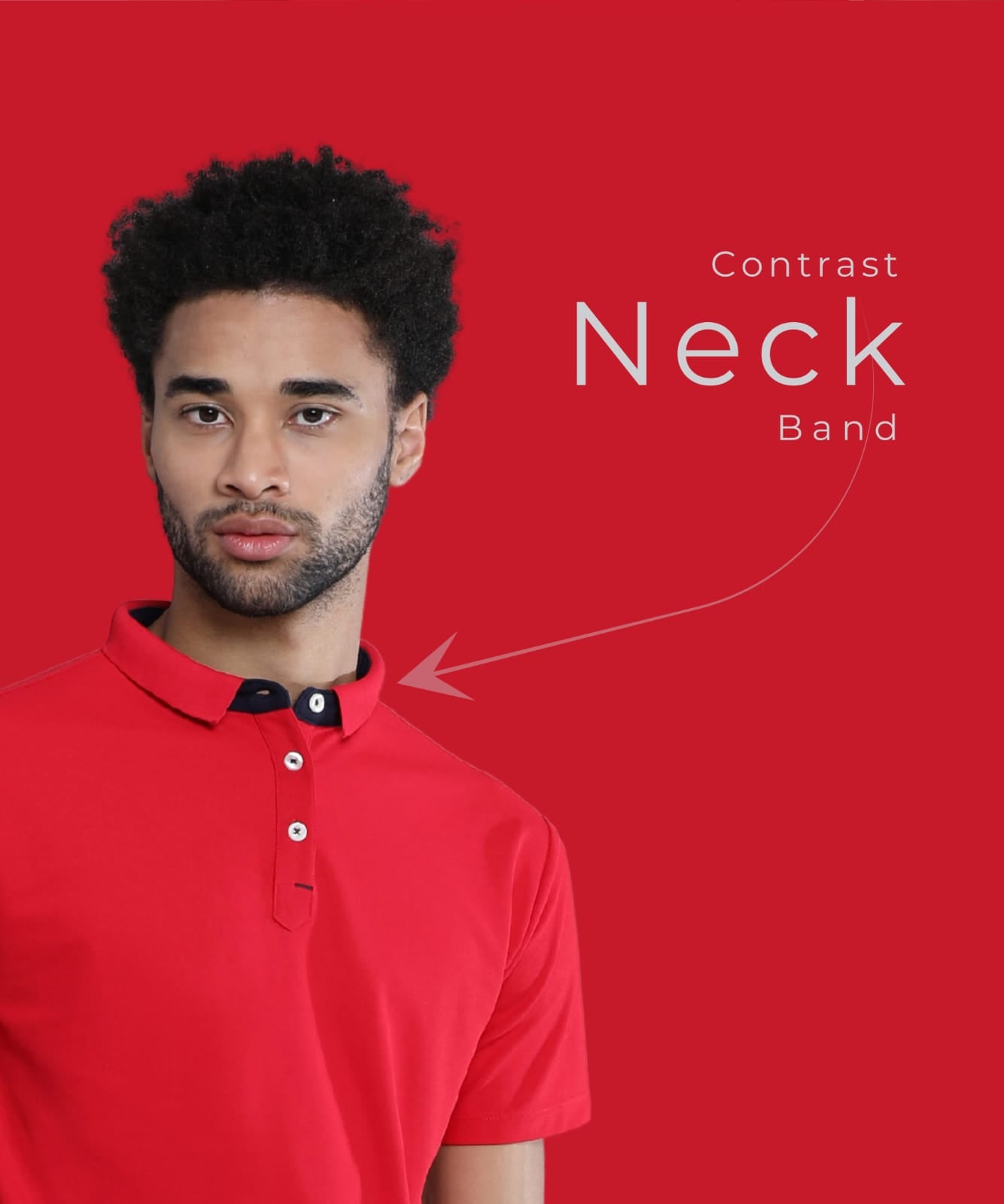 TDOM Men’s Spark Red Mars200 Polo T-Shirt