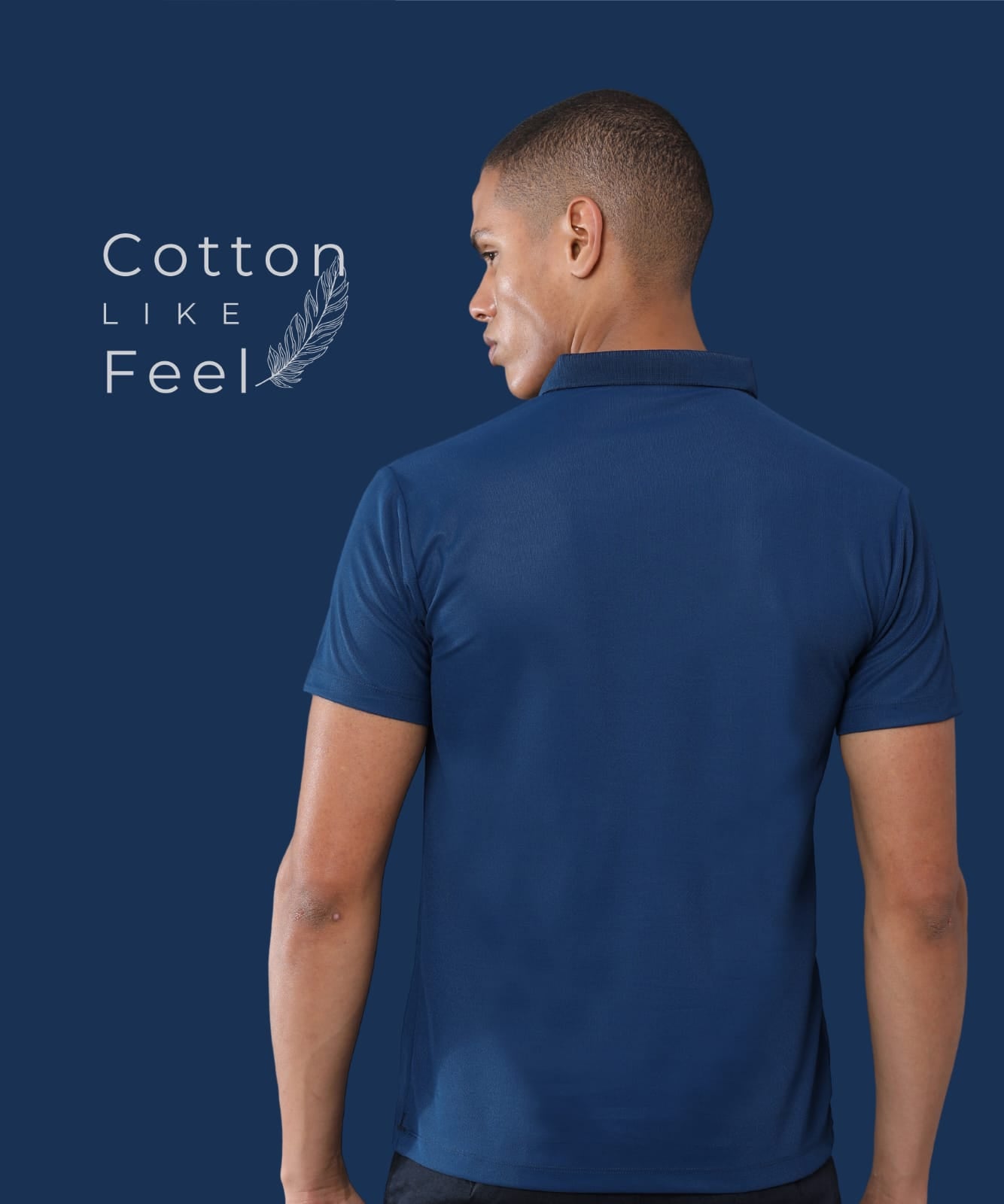 TDOM Men’s Teal Blue Mars200 Polo T-Shirt
