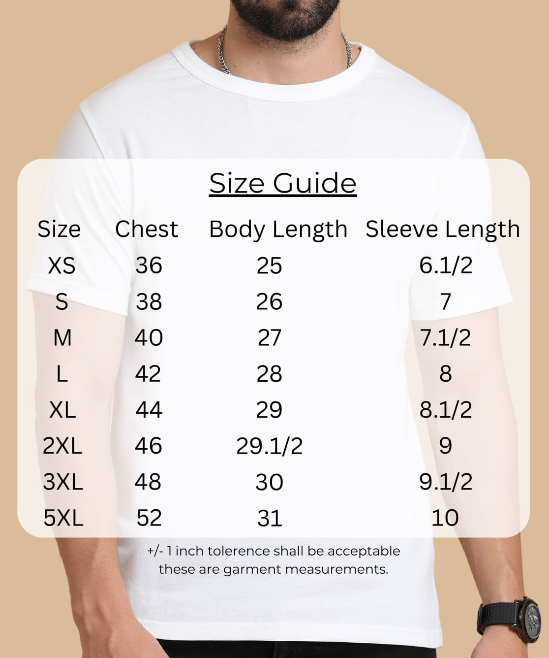 TDOM Men’s White Crewneck T-Shirt
