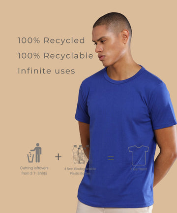 TDOM Men’s Heather Blue Crewneck T-Shirt